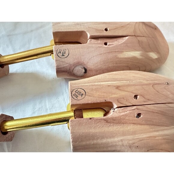 VNTG Woodlore Shoe Trees Aromatic Cedar Mens XXLarge Adjustable Stretcher NE - Picture 6 of 9